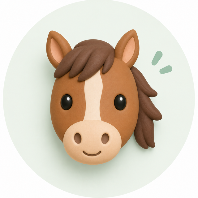 Natvoer hond met paard