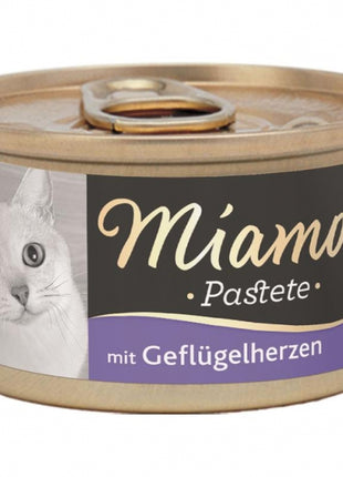 Miamor Pastete Geflügelherzen 85g