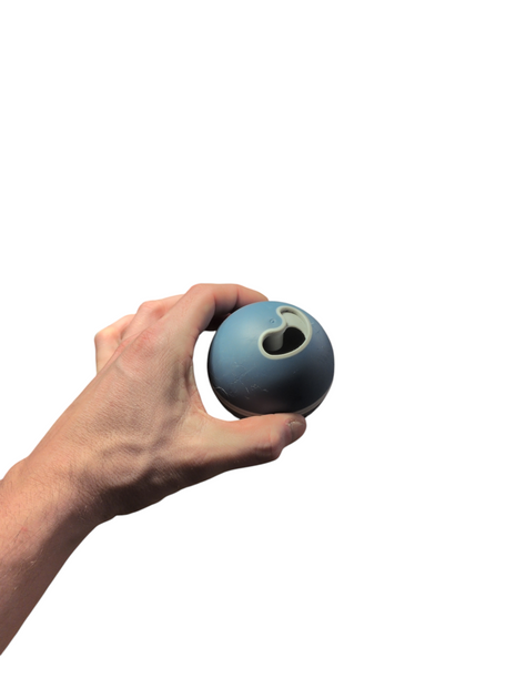 Trixie Snackbal Hond Kunststof / Tpr Blauw - Intelligentiespel met snackdispenser