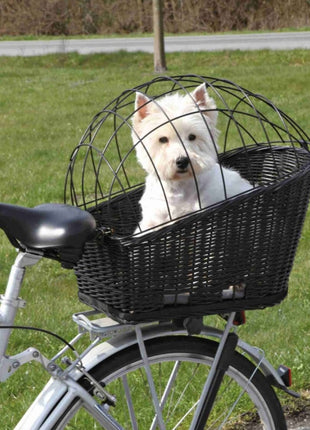 Trixie Fahrradkorb aus Weide für Gepäckträger