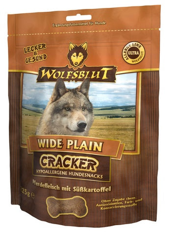 Wolfsblut Dog Cracker Wide Plain - konina i bataty 225g