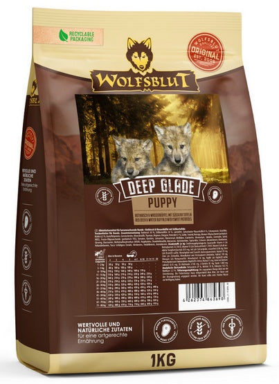 Wolfsblut Dog Deep Glade Puppy - jeleń i bawół 12,5kg
