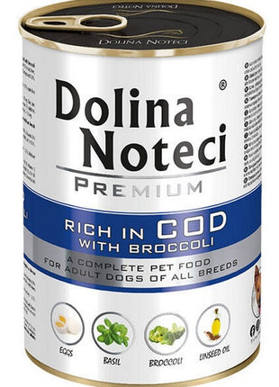 Dolina Noteci Premium Pies Dorsz i brokuły puszka 400g