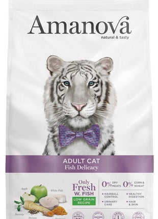 Amanova Cat Adult Fish Delicacy White Fish - biała ryba 1,5kg