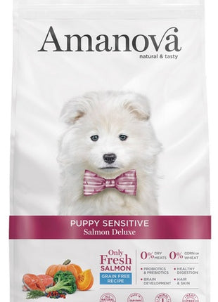 Amanova Dog Puppy  Sensitive Salmon Deluxe - łosoś 7kg