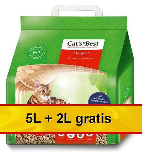 Cat's Best Original 7L / 3kg (5L+2L GRATIS)