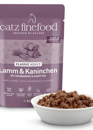 Catz Finefood Classic N.11 Jagnięcina i Królik saszetka 85g