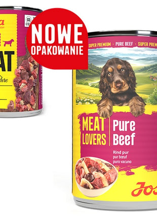 Josera Pies Meat Lovers Pure Junior Wołowina puszka 400g