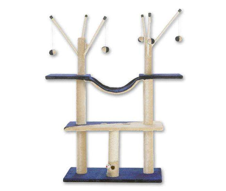 Karlie TREND LINE Kratzbaum KITTY KIDZ 6 - Blau