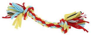 Happy Pet Twist-Tee 2 Knoop Tugger – Duurzaam en Zacht Trekspeelgoed