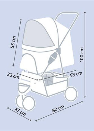 Trixie Hondenbuggy Zwart