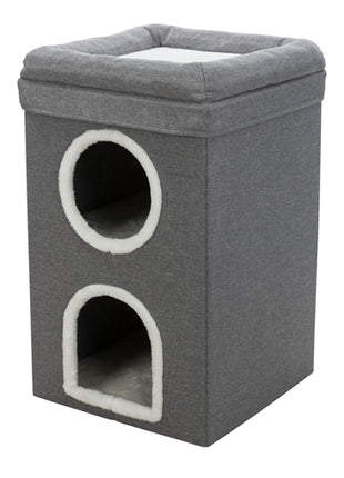 Trixie Krabpaal Cat Tower Saul Grijs