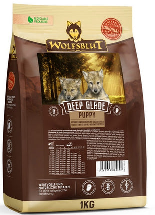 Wolfsblut Dog Deep Glade Puppy - jeleń i bawół 1kg