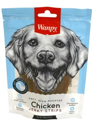 Wanpy Soft Oven-Roasted Chicken Jerky Strips
