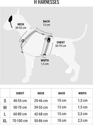 Morso Hondentuig H-Tuig Gerecycled Skyline Rood / Roze