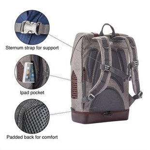 Kurgo Rugzak Grijs/Bruin