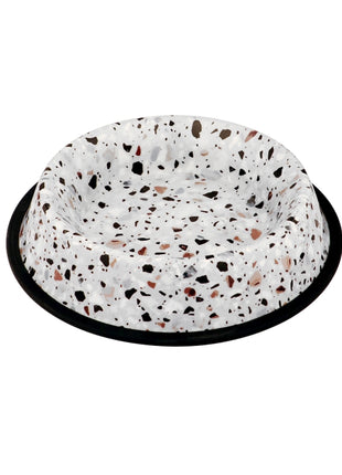 Duvoplus Edelstahlnapf Deco fix terrazzo look