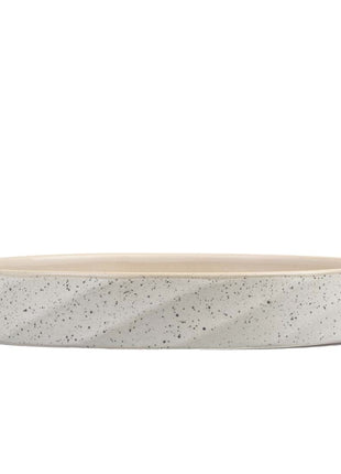 Duvoplus flacher Keramiknapf Stone Wavy Dune