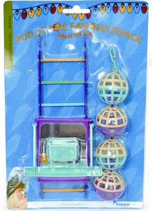 Happy Pet Bird Toy Mp Bal / Ladder / Perch