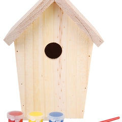 Merkloos Doe-Het-Zelf Nestkastje Met Verf