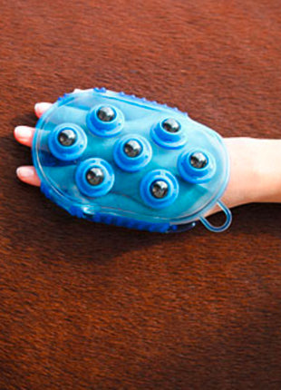 Borstel magneet massage Blauw
