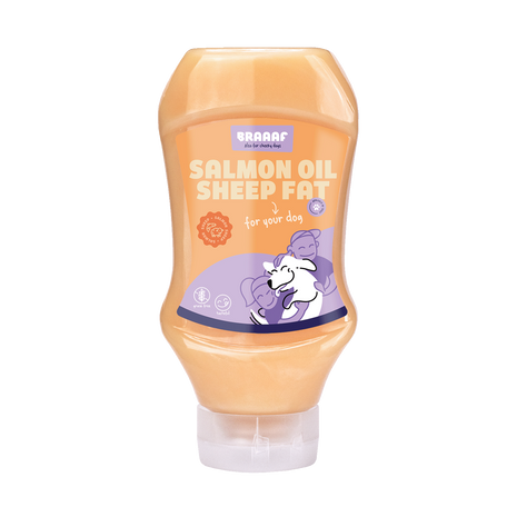 Braaaf Dog Food Sauce Zalmolie & Schapenvet