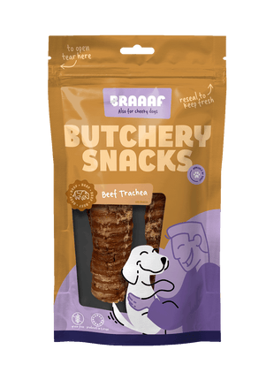 Braaaf Butchery Snacks Runderluchtpijp 85 g