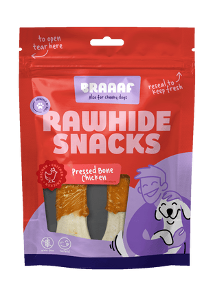 Braaaf Rawhide Pressed Bone Kip