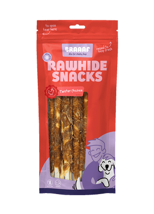 Braaaf Rawhide Twister Kip - 25 cm