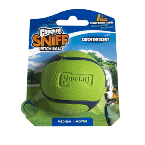 Chuckit! Sniff Fetch Ball Peanut Butter M