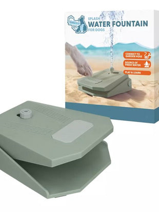 Coolpets Splash Water Fountain Olijfgroen