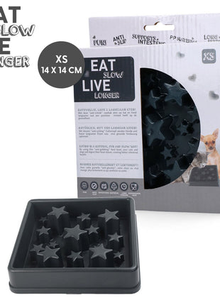 Eat Slow Live Longer Star Grijs
