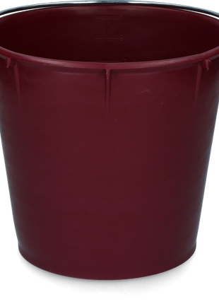 Emmer 7 l met beugel Bordeaux rood