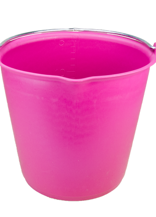 Emmer 15 l met schenktuit Roze