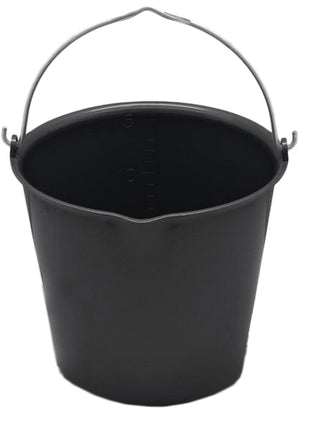 Emmer 15 l met schenktuit Zwart