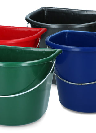 Emmer met vlakke kant 15 l Blauw