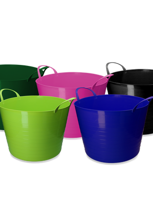 vPlast Emmer V-Trug Flexi 65 l Blauw
