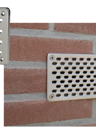 GevelFix Voorzetrooster RVS 25 x 15 cm
