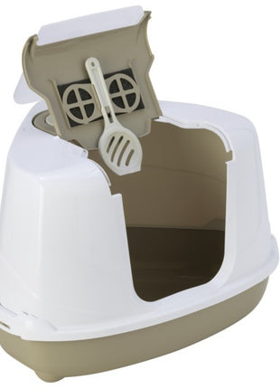 Yarro/Moderna Toaleta narożna z filtrem beż [Y3401]