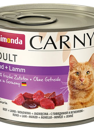 Animonda Carny Adult Wołowina + Jagnięcina puszka 200g