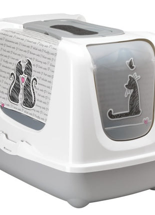 Yarro/Moderna Toaleta z filtrem Trendy - Zakochany kot [Y3446]