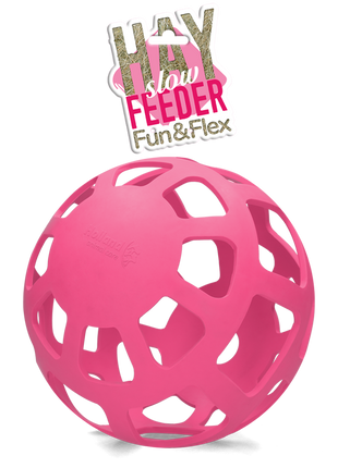 Hay Slow Feeder Fun & Flex Roze