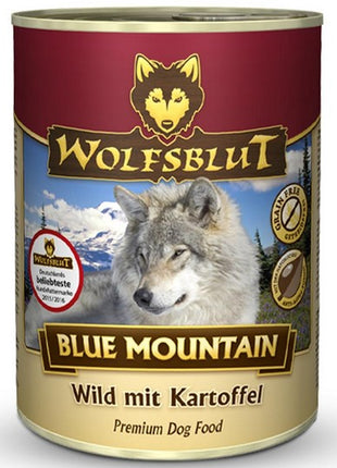 Wolfsblut Dog Blue Mountain - dziczyzna i ziemniaki puszka 395g