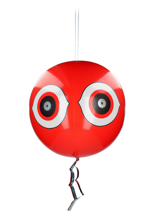 Knock Pest Schrikballon Rood