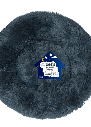 Let's Sleep Donut Donkergrijs