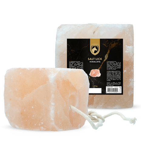 Excellent Horse Salt Lick Himalaya 3-4 kg (Met touw)