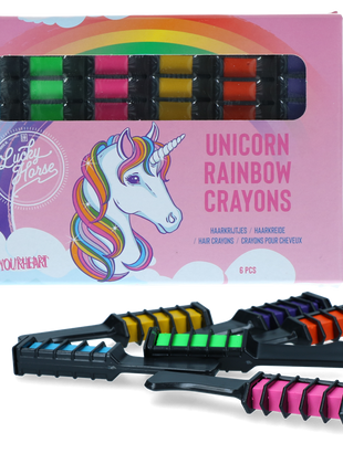 Lucky Horse Unicorn Regenboog Kleurkrijt