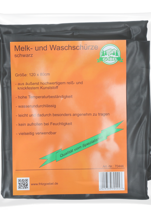 Melk- en Waterschort Multifunctioneel 80 x 120 cm Zwart
