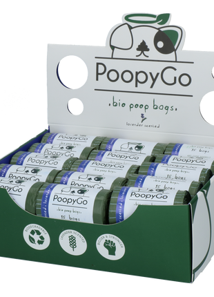 PoopyGo Eco friendly single roll lavendelgeur