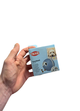 Trixie Snackbal Hond Kunststof / Tpr Blauw - Intelligentiespel met snackdispenser